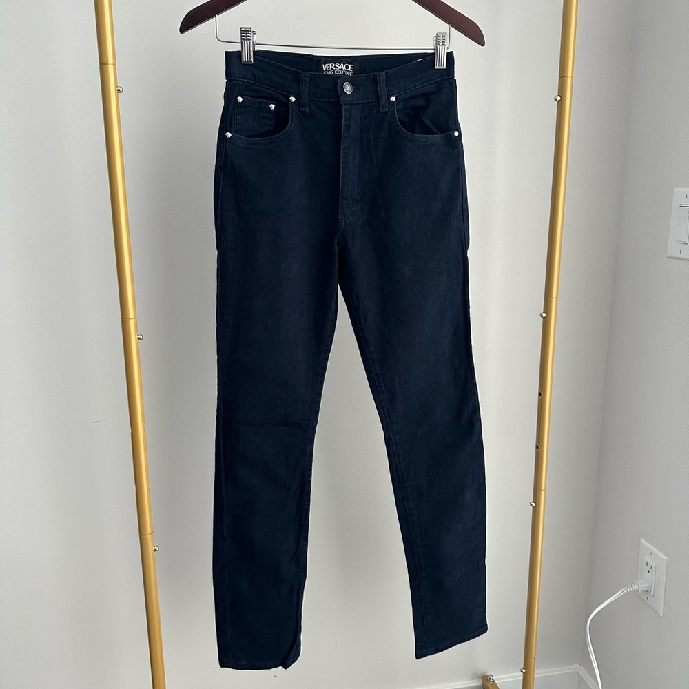 Versace Jeans Dark Navy Stretch Skinny Jeans - Picture 11 of 12